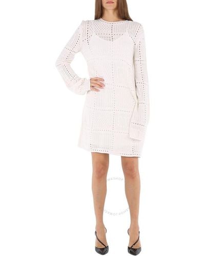 Chloé Long-sleeve Mini Dress - White