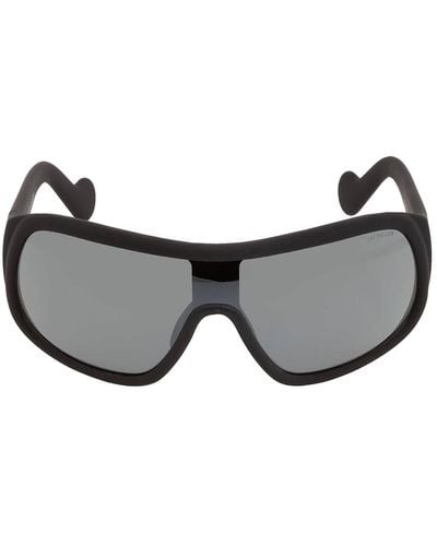 Moncler Grey Shield Sunglasses
