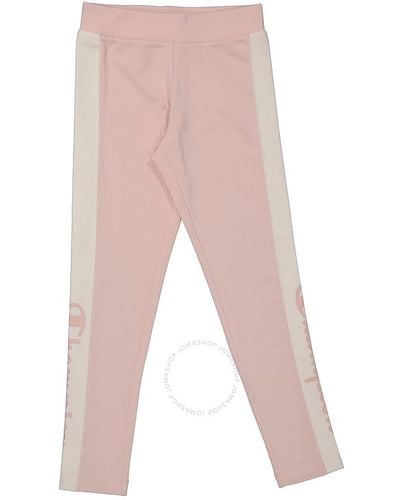 Champion Girls Super Ultra Light Spring Terry Logo leggings - Pink
