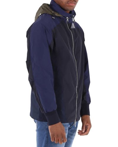 Moncler Reflecting Pond Moll Hooded Jacket - Blue