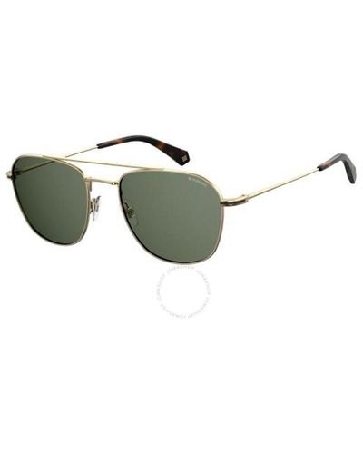 Polaroid Core Polarized Grey Pilot Sunglasses Pld 2084/g/s 0j5g/uc 57 - Black