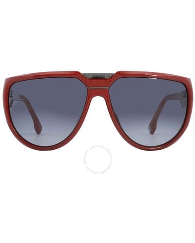 Carrera Grey Shaded Browline Sunglasses Flaglab 13 0c9a/9o 62