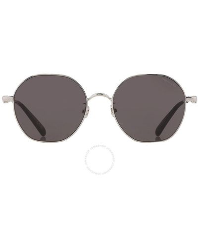 Moncler Oval Sunglasses Ml0231-k 16a 56 - Grey