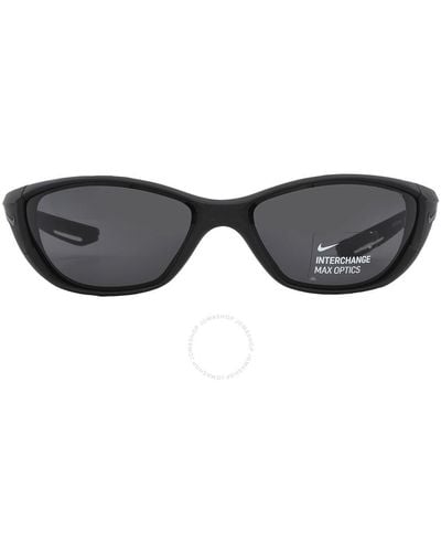 Nike Dark Gray Wrap Sunglasses Zone Dz7356 010 66