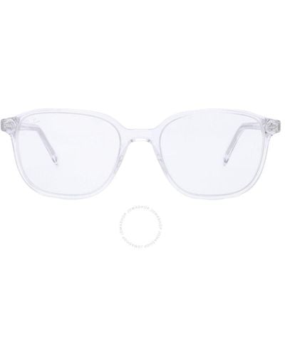 Ray-Ban Leonard Transitions Clear Square Sunglasses Rb2193 912/gh 51 - White