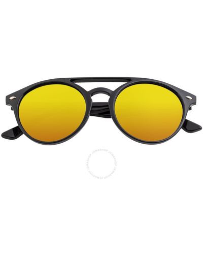 Simplify Black Cat Eye Sunglasses Ssu122-rd - Yellow