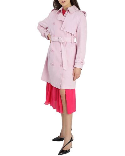 Burberry Classic Belted Trench Coat - Red