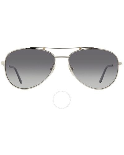 Cartier Grey Pilot Sunglasses Ct0083s 002 59