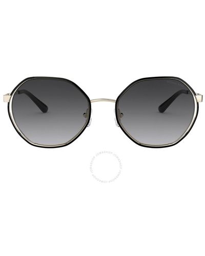 Michael Kors Dark Gray Gradient Irregular Sunglasses Mk1072 10148g 57 - Brown