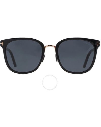 Tom Ford Sport Sunglasses Ft0968-k 01a 56 - Black