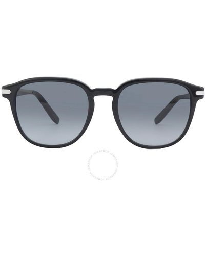 Ferragamo Gradient Square Sunglasses Sf993s 001 53 - Gray
