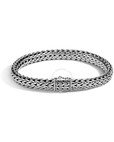 John Hardy Classic Chain Sterling Silver Bracelet - Metallic