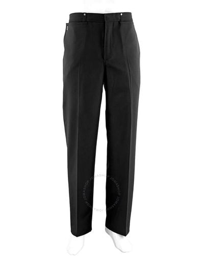 Burberry Plastic Pocket Detail Trousers - Black