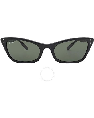 Ray-Ban Lady Burbank Green Cat Eye Sunglasses Rb2299 901/31 55 - Gray