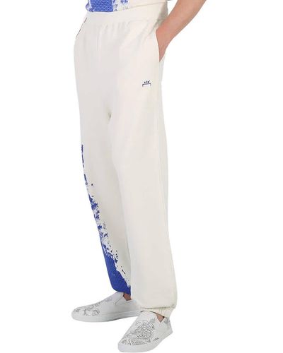 A_COLD_WALL* Brushstroke Jersey Trousers - White