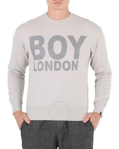 BOY London Light Reflective Sweatshirt - Grey