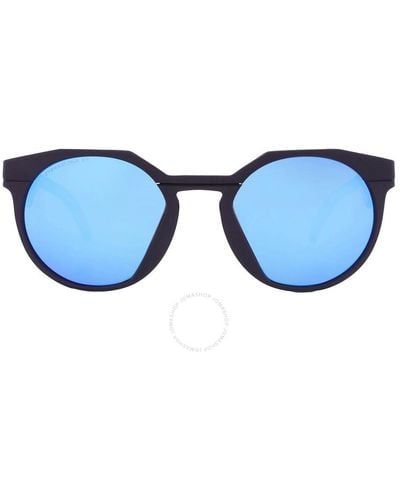 Oakley Hstn Prizm Sapphire Polarized Oval Sunglasses Oo9242 924204 52 - Blue