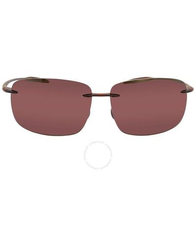 Maui Jim Breakwall Hcl Wrap Sunglasses H422-26 63 - Brown