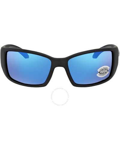 Costa Del Mar Blackfin Blue Mirror Polarized Glass Sunglasses Bl 11 Obmglp 62