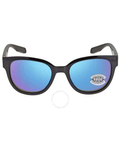 Costa Del Mar Cta Del Mar Salina Polarized Blue Mirror Glass Sunglasses  905101 53
