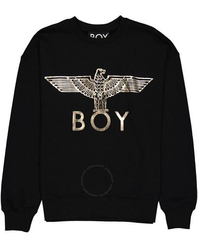 BOY London Black / Gold Boy Eagle Sweatshirt
