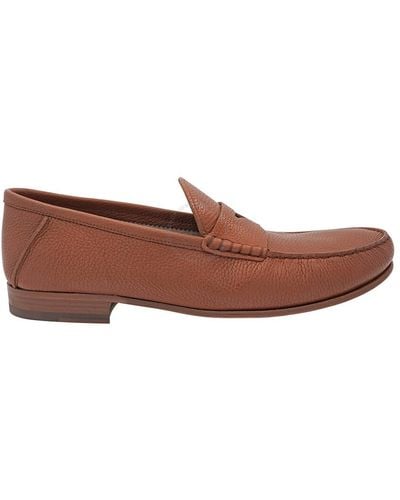 Tod's Leather Penny Loafers - Brown