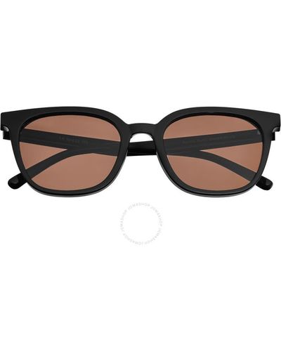 Bertha Black Round Sunglasses Brsbr051c2 - Brown