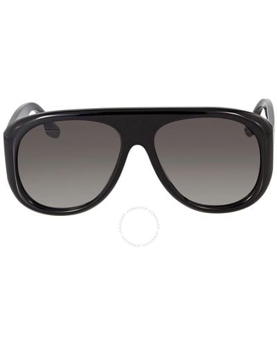 Victoria Beckham Gradient Pilot Sunglasses Vb141s 001 56 - Black