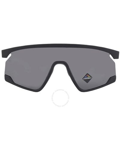 Oakley Bxtr Prizm Mirrored Shield Sunglasses Oo9280 928001 139 - Grey