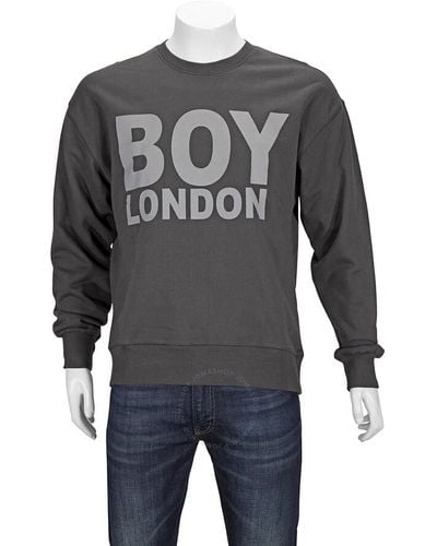 BOY London Dark Reflective Sweatshirt - Grey