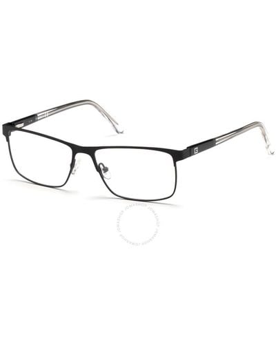 Guess Demo Rectangular Eyeglasses Gu1972 002 55 - Metallic