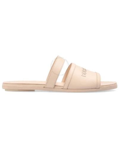 Burberry Honour Leather Flat S - Natural