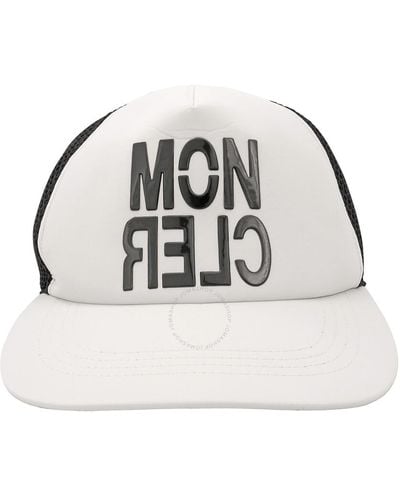 Moncler Open Logo Baseball Cap - Gray