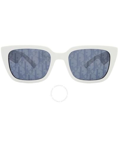 Dior Blue Logo Square Sunglasses B27 S2i 50b8 55