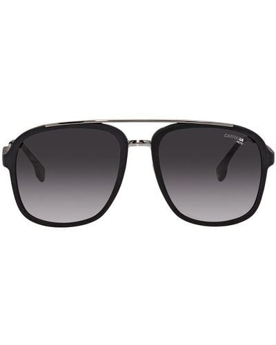 Carrera Gray Gradient Square Sunglasses 133/s 0t17/9o 57 - Black