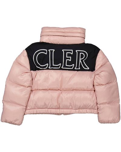 Moncler Girls Gers Quilted Down Jacket - Pink