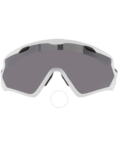 Oakley Wind Jacket 2.0 Prizm Black Shield Sunglasses Oo9418 941830 45 - Grey