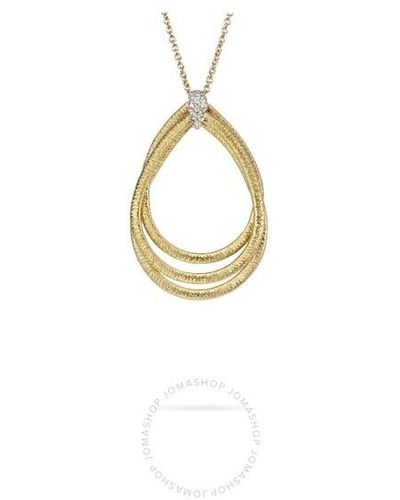 Marco Bicego Cairo 18k Gold & Diamond Medium Woven Pendant - Metallic