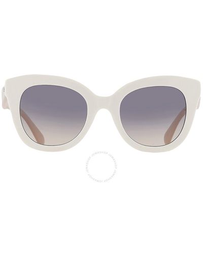 Kate Spade Gray Shaded Cat Eye Sunglasses Belah/s 010a/gb 50 - Pink