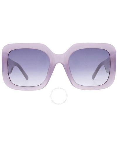 Marc Jacobs Violet Shaded Square Sunglasses Marc 647/s 0b1p/dg 53 - Purple