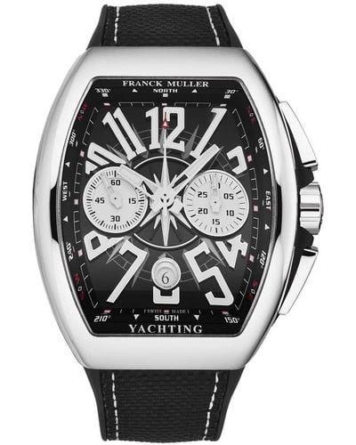 Franck Muller Vanguardyact Chronograph Automatic Black Dial Watch - Metallic