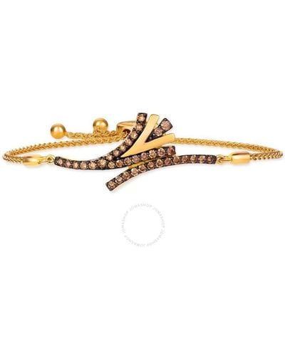 Le Vian Mermaid Collection 14k Honey Gold Bolo Bracelet - Metallic