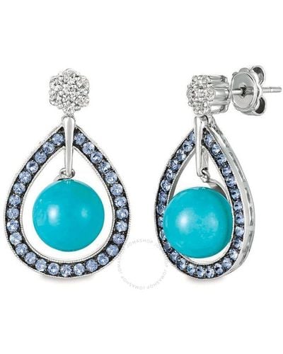 Le Vian Robins egg Blue Turquoise Earrings Set