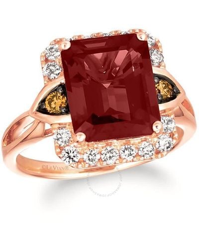 Le Vian Pomegranate Garnet Collection Rings Set - Red