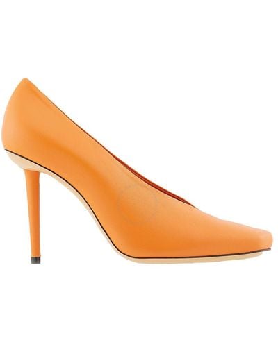 Burberry Bright Diamond 100 Court Shoes - Orange