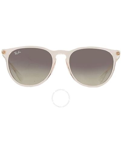 Ray-Ban Erika Classic Grey Gradient Phantos Sunglasses Rb4171 674211 54 - White