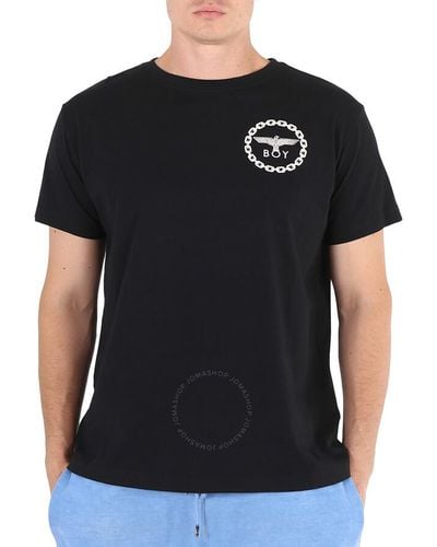BOY London Black/white Eagle Backprint Graphic T-shirt
