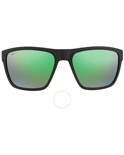 Costa Del Mar Cta Del Mar Paunch Xl Green Mirror Polarized Polycarbonate 580p Square Sunglasses