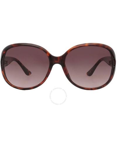 Guess Factory Brown Gradient Butterfly Sunglasses Gf0366 52f 60 - Multicolor