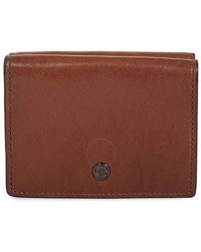 COACH Trifold Origami Coin Wallet - Brown
